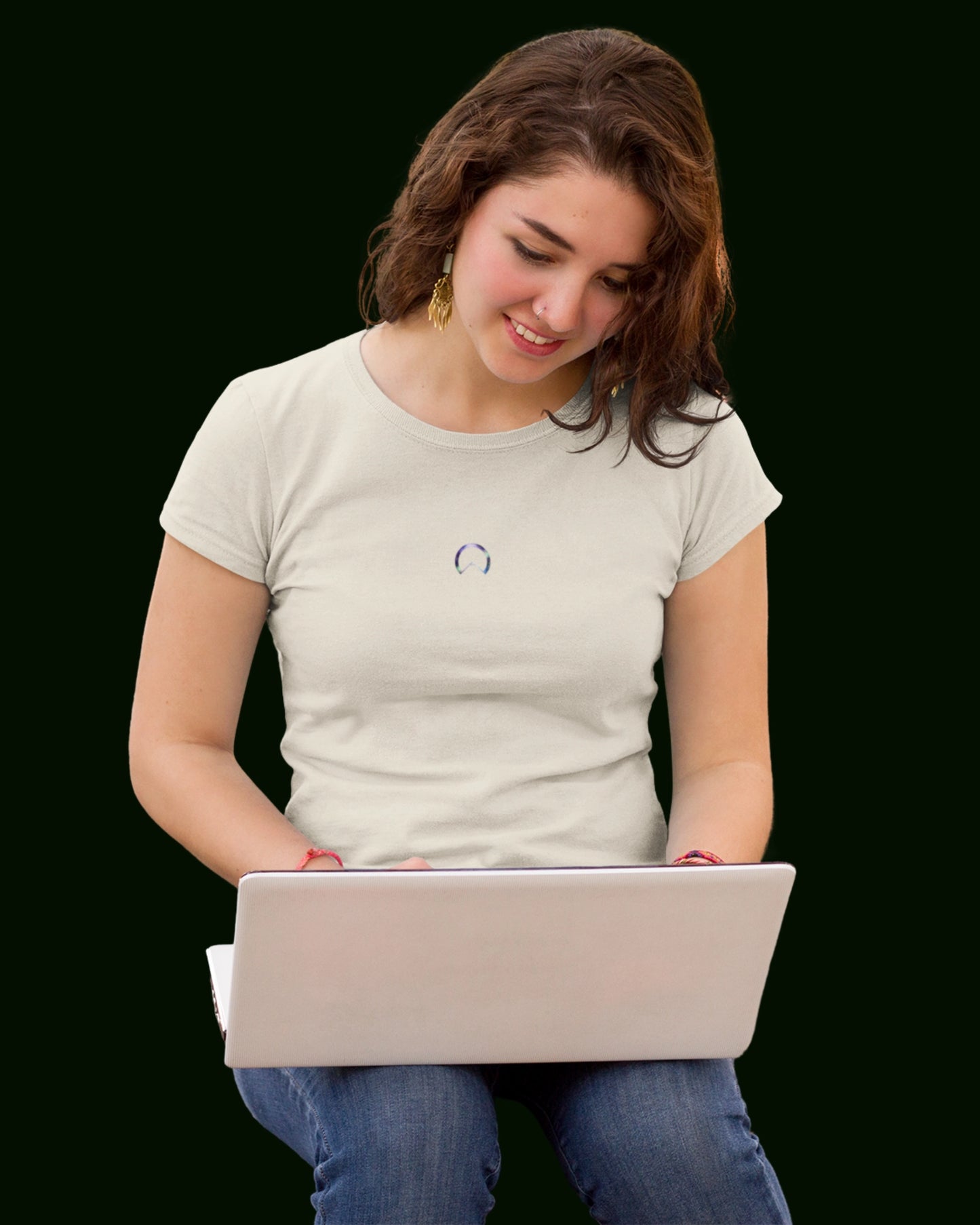 Premium Damen T-Shirt | 100% Bio-Baumwolle | Blume des Lebens