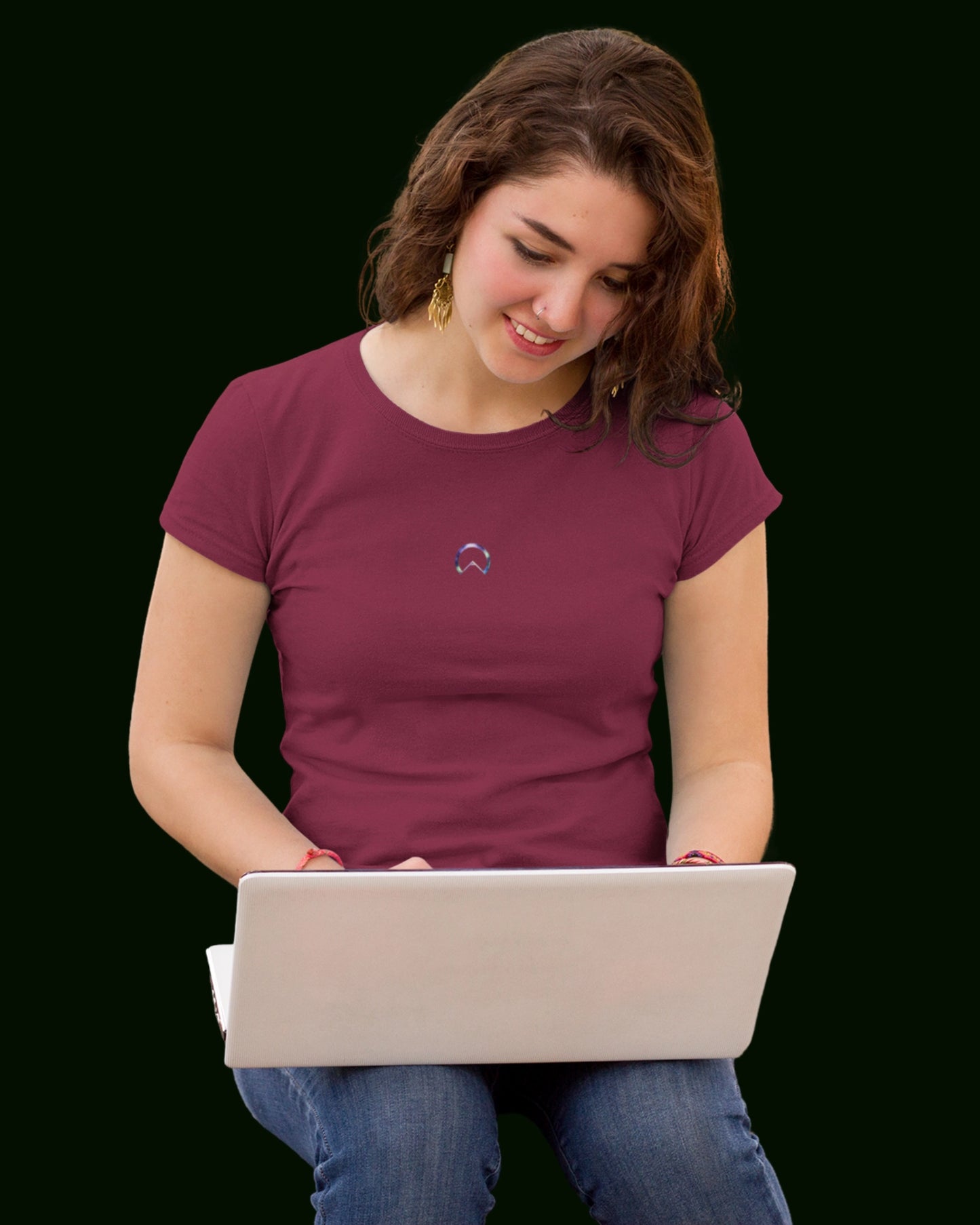 Premium Damen T-Shirt | 100% Bio-Baumwolle | Blume des Lebens