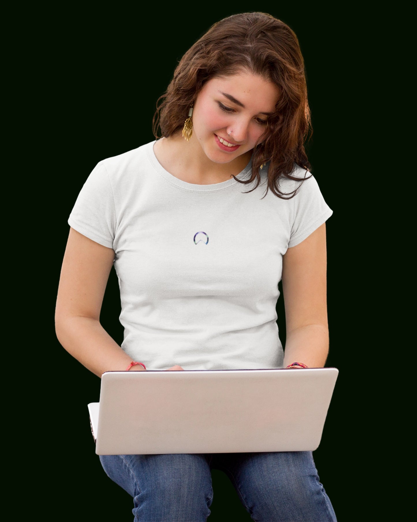 Premium Damen T-Shirt | 100% Bio-Baumwolle | Blume des Lebens