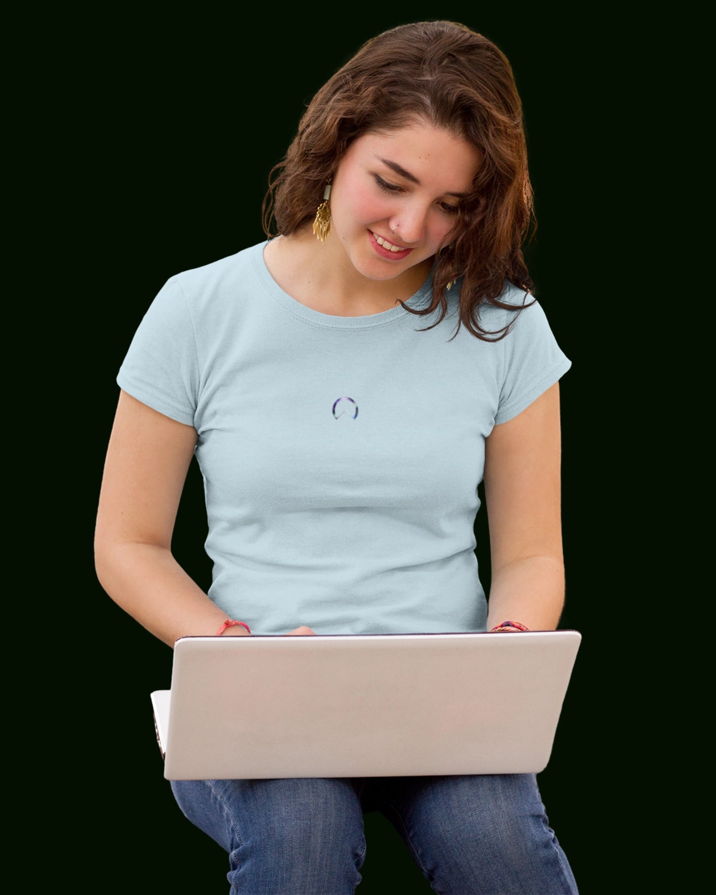 Premium Damen T-Shirt | 100% Bio-Baumwolle | Blume des Lebens