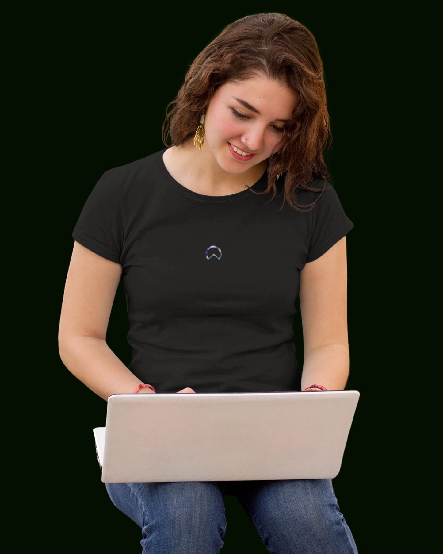 Premium Damen T-Shirt | 100% Bio-Baumwolle | Blume des Lebens